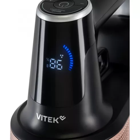 Вертикальный пылесос Vitek VT-CLS01AQUA (черный/медный)