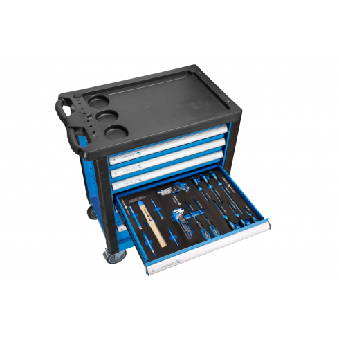Ящик передвижной с набором инструмента Hoegert HT7G052