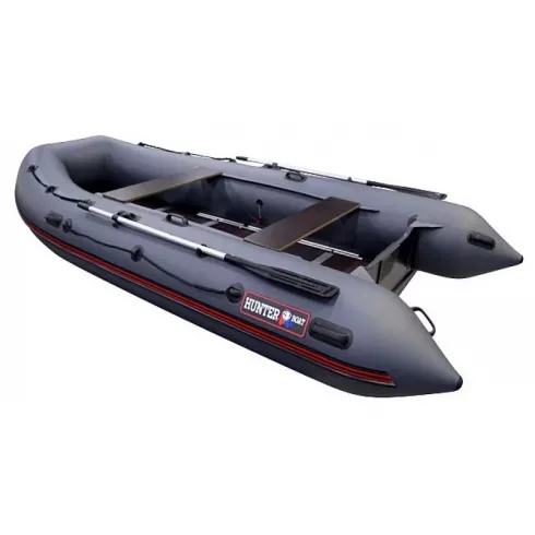 Лодка надувная Hunter 390 серый
