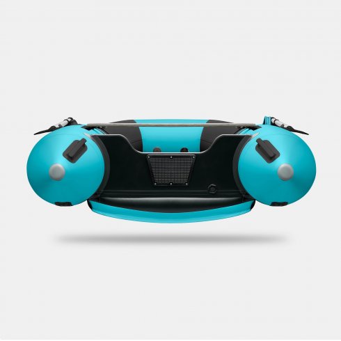 Надувная лодка Gladiator E300SL черно-бирюзовый