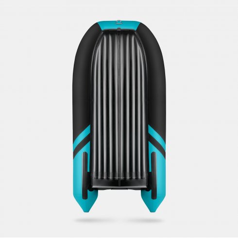Надувная лодка Gladiator E300SL черно-бирюзовый