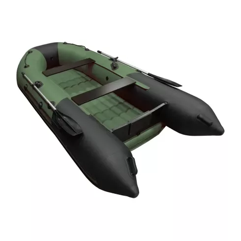 Лодка надувная Таймень NX 3400 НДНД зеленый черный