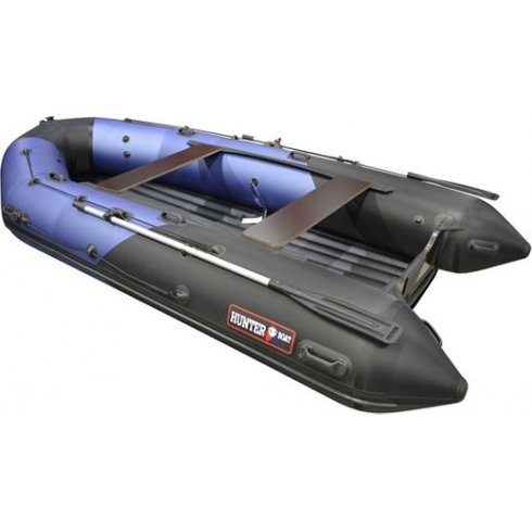 Лодка надувная Hunter 400 PRO СПОРТ синий черный