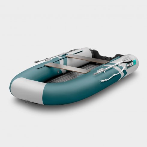 Надувная лодка Gladiator E300SL морской зеленый-белый