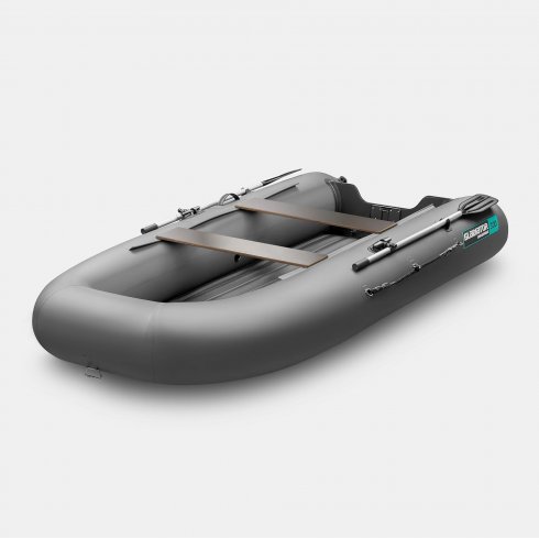 Надувная лодка Gladiator E300SL темно-серый