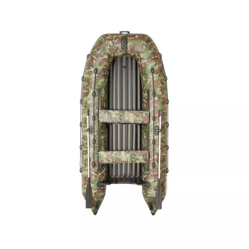 Лодка моторная килевая Ковчег 300 НДНД камуфляж зелёный