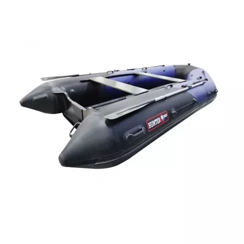 Лодка надувная Hunter 370 PRO СПОРТ синий черный