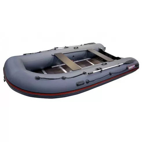 Лодка надувная Hunter 390 серый
