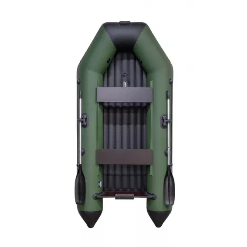 Лодка надувная Барс 3400 НДНД зеленый черный