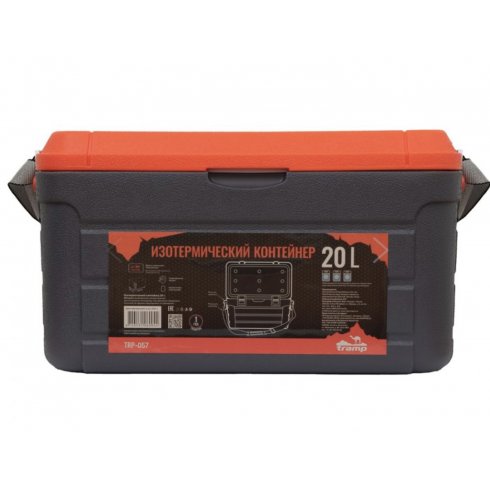 Термобокс Tramp TRP-057 20л (черный/оранжевый)