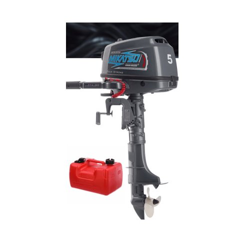 Мотор лодочный Mikatsu MF 5 FHS (аналог 6 л.с) + бак 12л