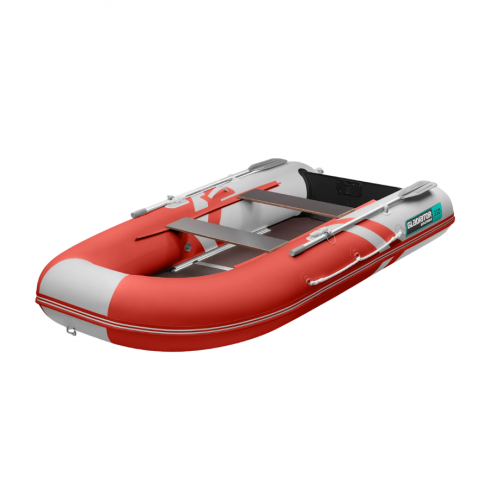 Надувная лодка Gladiator B330 красно-белый