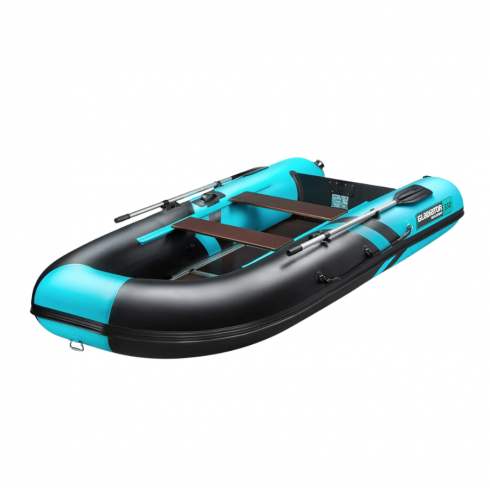 Надувная лодка Gladiator B330 черно-бирюзовый