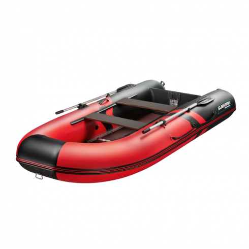 Надувная лодка Gladiator B330 красно-черный