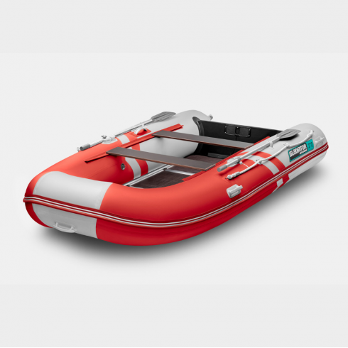 Надувная лодка Gladiator B370 красно-белый