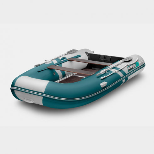 Надувная лодка Gladiator B370 морской зеленый-белый