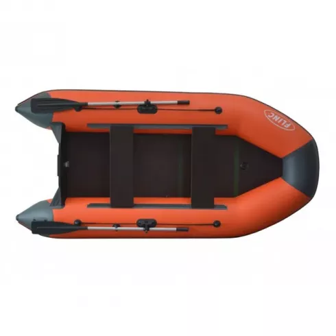Моторно-гребная лодка Flinc FT340K графитово-оранжевый