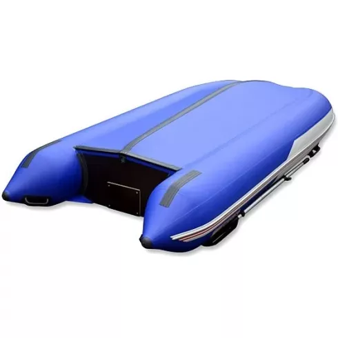 Лодка надувная Hunter Stels 375 Аэро белый синий