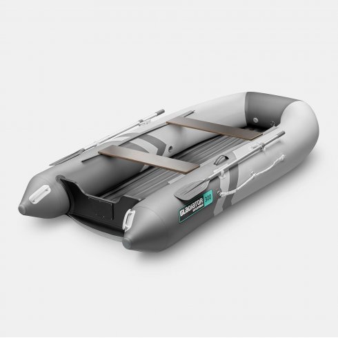 Надувная лодка Gladiator E300SL светло/темно-серый