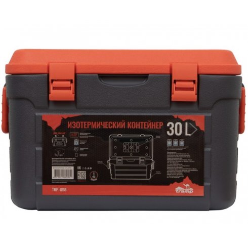 Термобокс Tramp TRP-058 30л (черный/оранжевый)