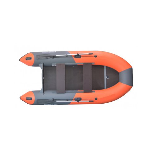 Надувная лодка Boatsman BT330K (красный серый)