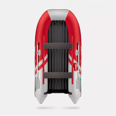 Надувная лодка Gladiator E300S красно-белый