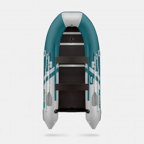 Надувная лодка Gladiator B370 морской зеленый-белый