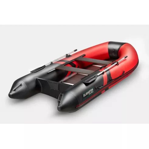 Надувная лодка Gladiator B330 красно-черный
