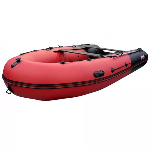 Лодка надувная Hunter 420 красный черный