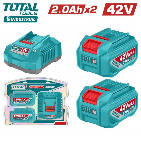 Аккумулятор с зарядным устройством TOTAL TFBCPM20221