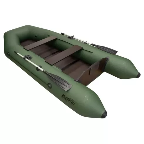 Надувная лодка Барс 2900 Слань-книжка киль зеленый