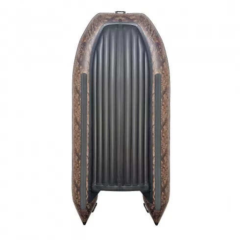 Лодка моторная килевая Ковчег 430 НДНД камуфляж тёмный лес