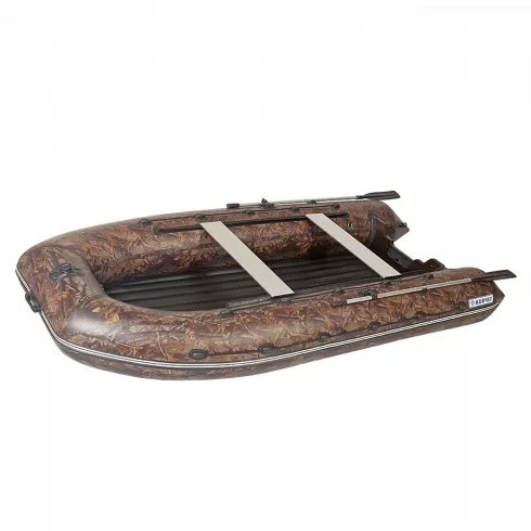 Лодка моторная килевая Ковчег 450 НДНД камуфляж тёмный лес