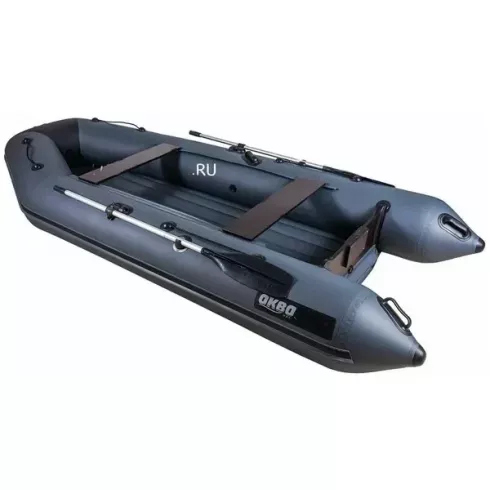 Надувная лодка Аква 3600 НДНД графит/черный