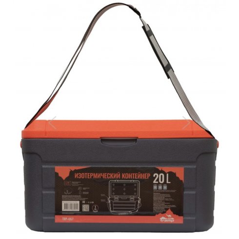 Термобокс Tramp TRP-057 20л (черный/оранжевый)