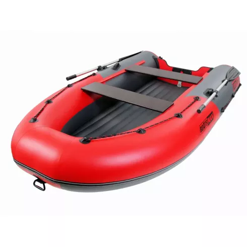Надувная лодка Boatsman BT330K (красный серый)