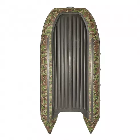 Лодка моторная килевая Ковчег 300 НДНД камуфляж зелёный