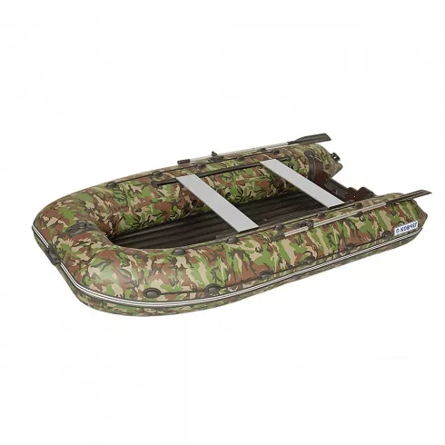 Лодка моторная килевая Ковчег 300 НДНД камуфляж зелёный
