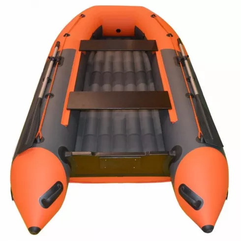 Надувная лодка BoatsMan BT340А (НДНД) графитово-оранжевый