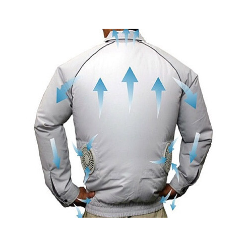 Куртка с охлаждением и капюшоном Makita DFJ211ZL