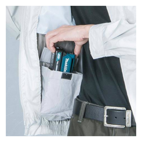 Куртка с охлаждением и капюшоном Makita DFJ211ZL