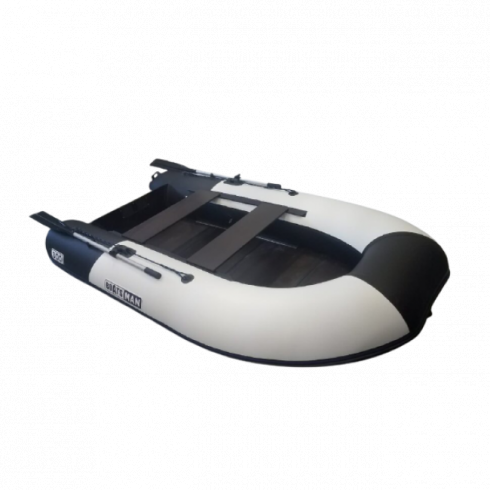 Надувная лодка BoatsMan BT300K сетло-серый черный