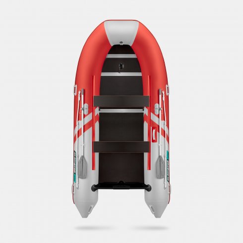 Надувная лодка Gladiator B370 красно-белый