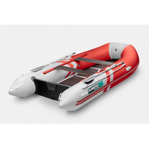 Надувная лодка Gladiator B370 красно-белый