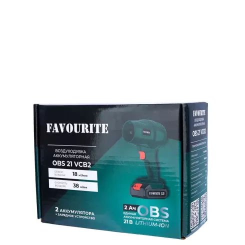 Воздуходувка аккумуляторная Favourite OBS 21 VCB2