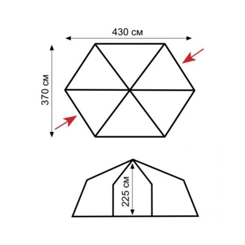 Палатка-шатер Tramp LITE Mosquito Sand V2 (TLT-013)