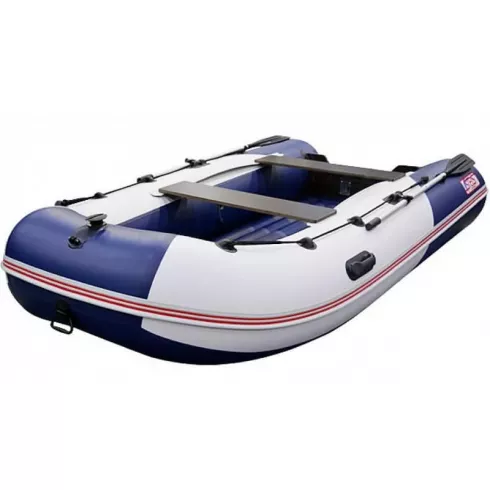 Лодка надувная Hunter Stels 355 Аэро синий серый
