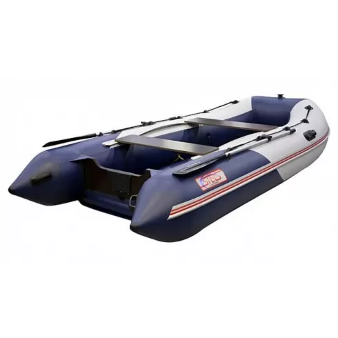 Лодка надувная Hunter Stels 355 Аэро синий серый