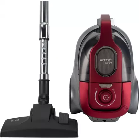 Пылесос Vitek VT-CV3113 (красный/серый)