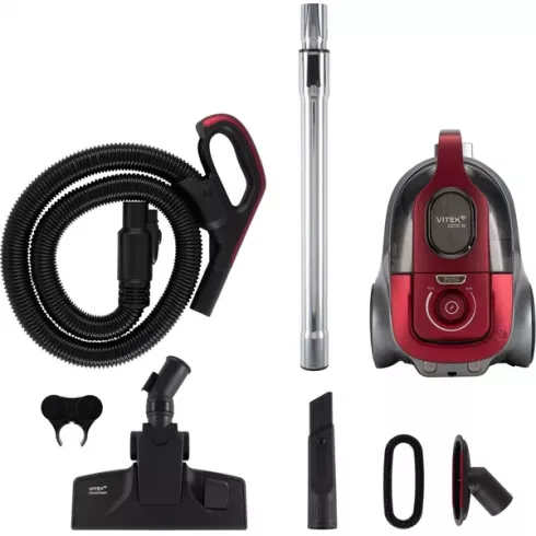 Пылесос Vitek VT-CV3113 (красный/серый)